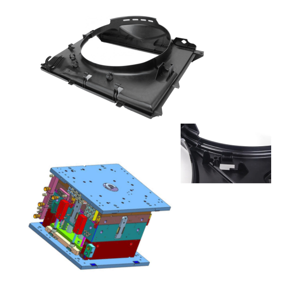 OEM-Auto-Fan-Kunststoff-Ummantelungsform