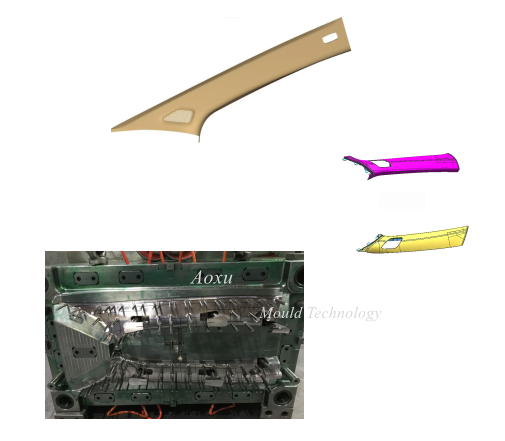 Auto eine Säulenform